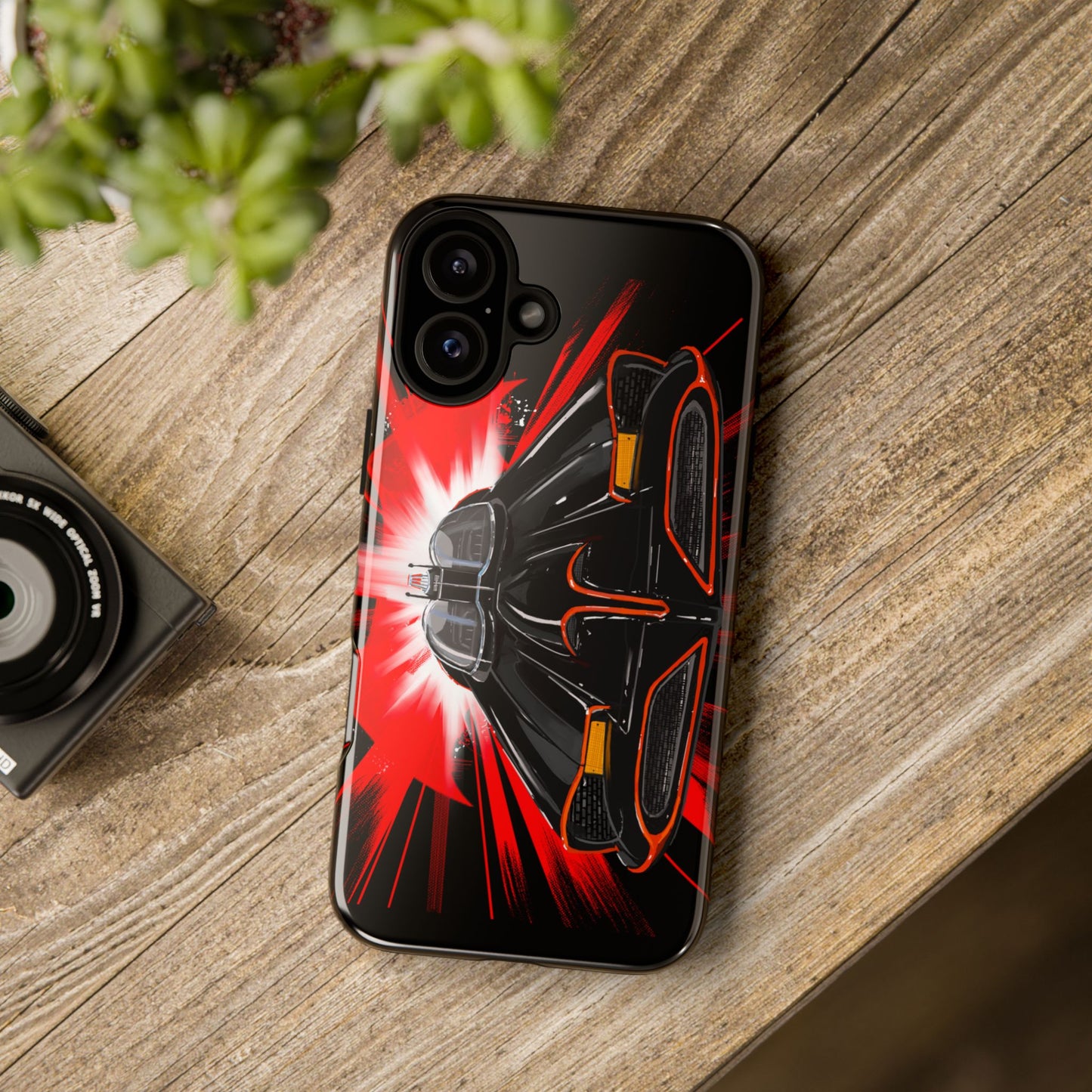 Classic Batmobile Batman fan Phone Case Samsung iPhone 16,15,14,13 Galaxy, pixel