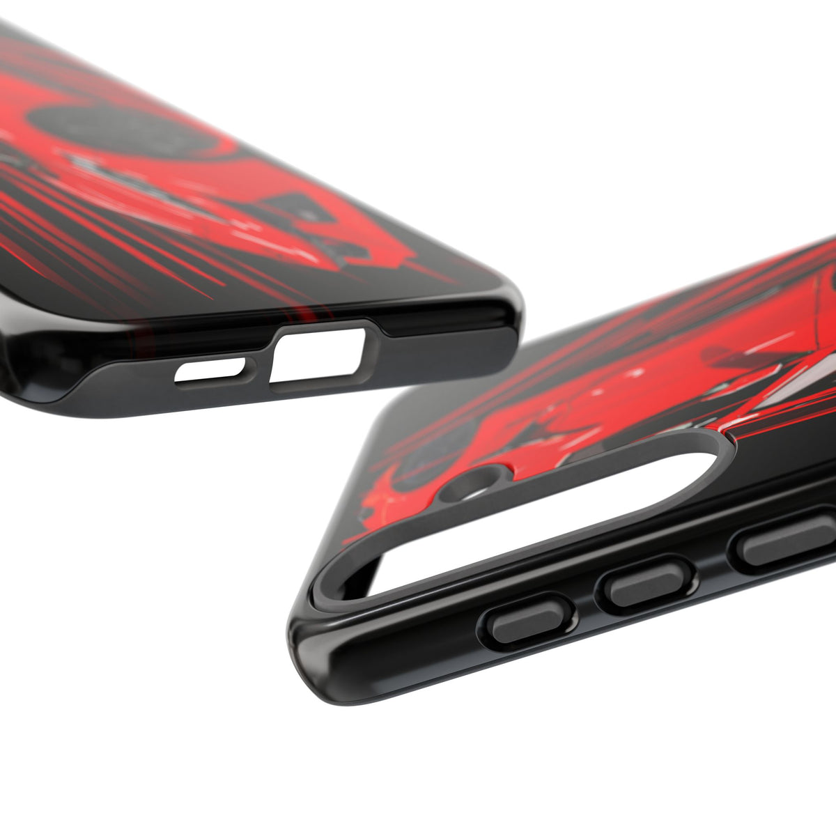Red C8 corvette Z06 Case iPhone 18 17 16 15 14 13 12 11 Pro Samsung Galaxy Pixel