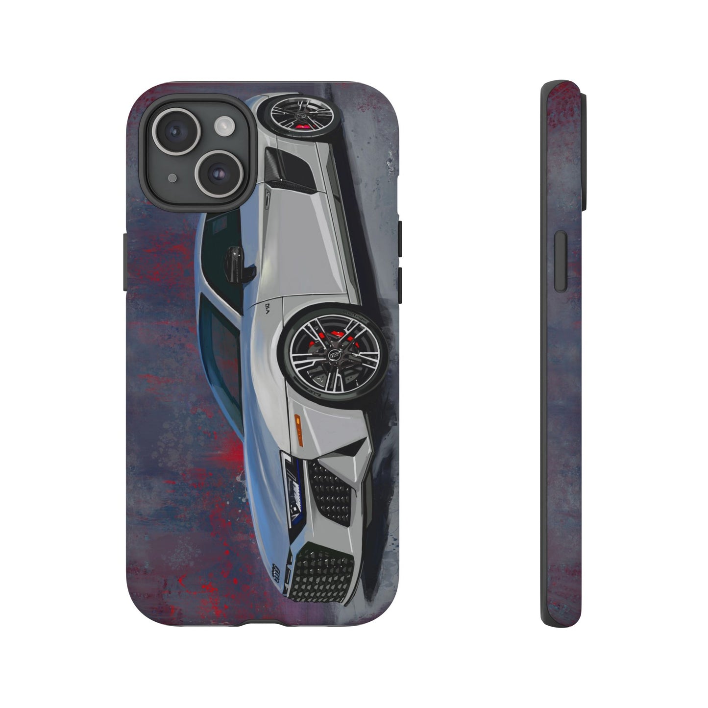 Audi R8 Case iPhone 16 15 14 13 12 11 Pro max Samsung Galaxy Pixel Slim Tough