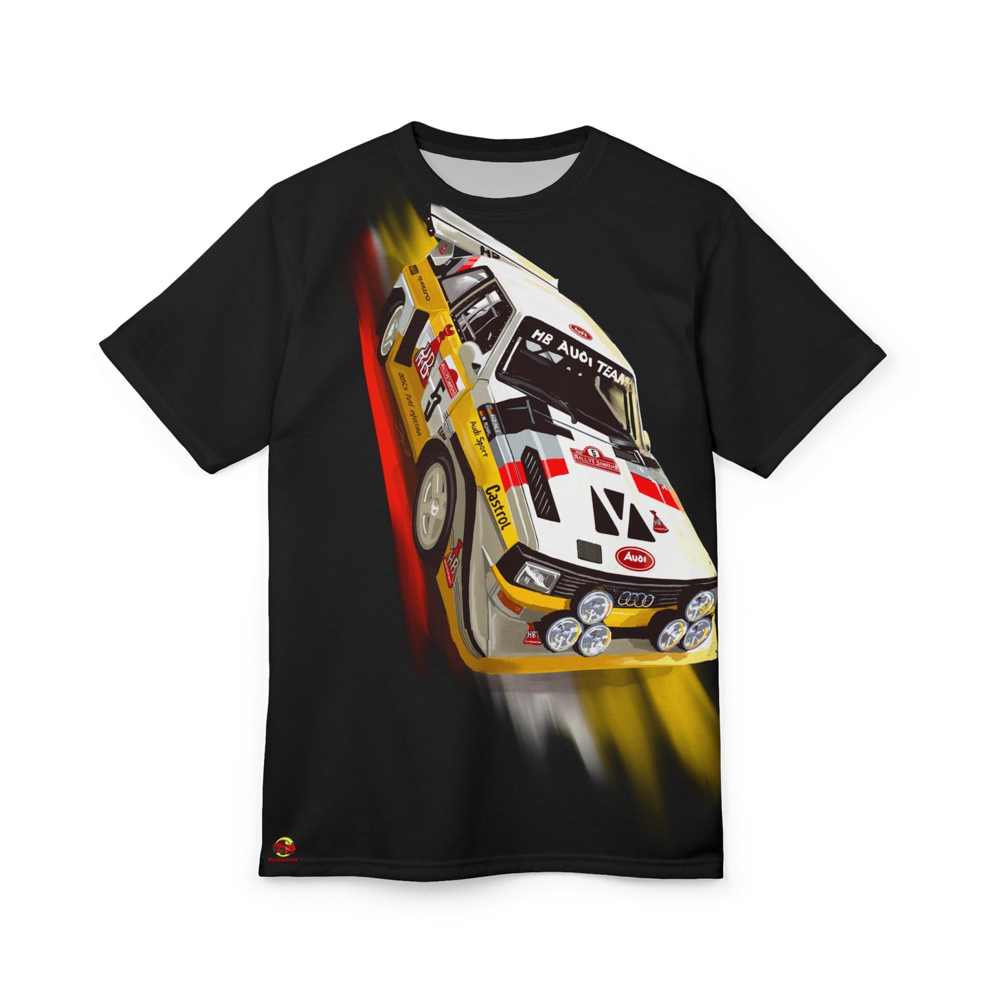 Quattro S1 Rally car Cut & Sew T-shirt (AOP)