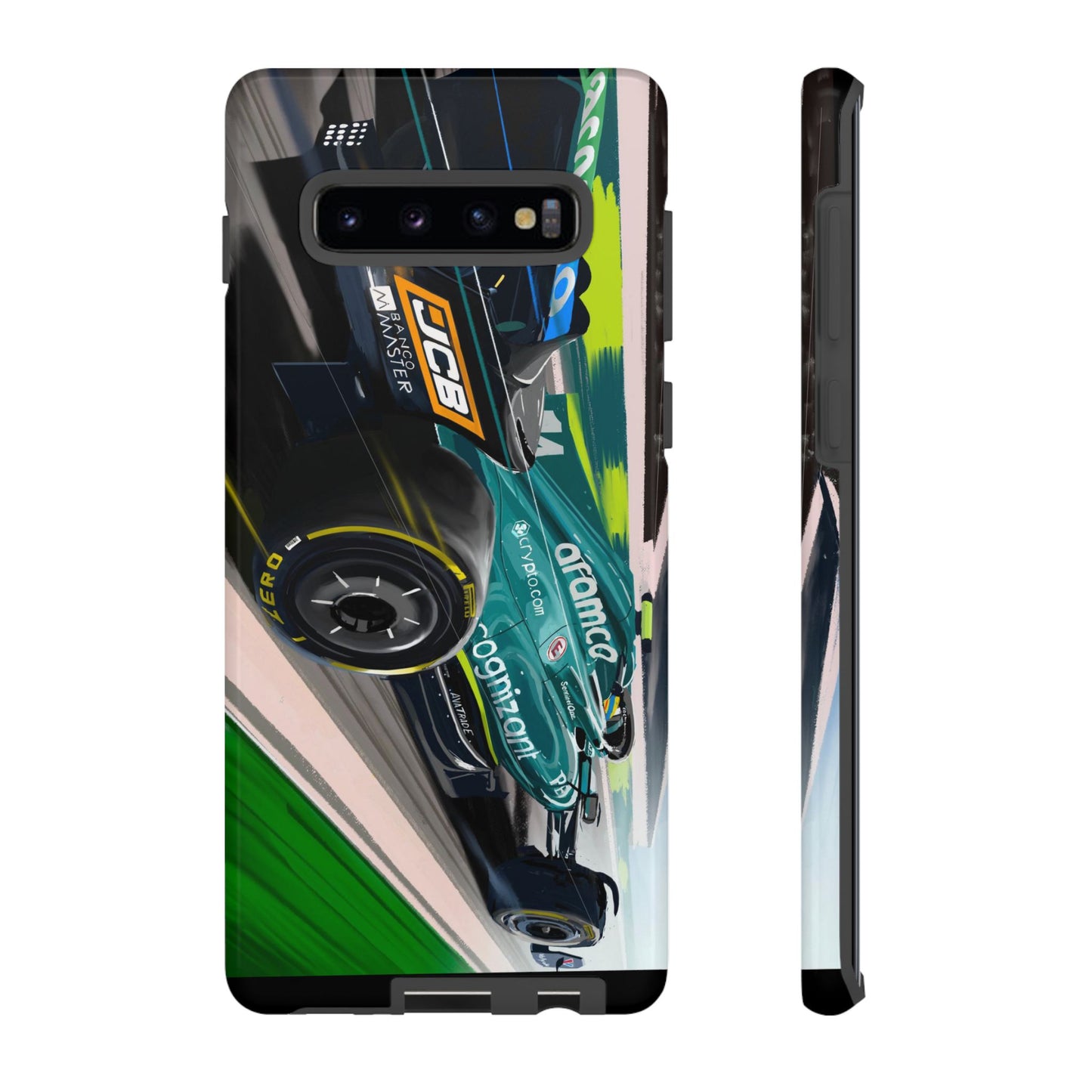 Fernando Alonso Aston Martin F1 Case iPhone 16 15 14 13 12 Samsung Galaxy Pixel