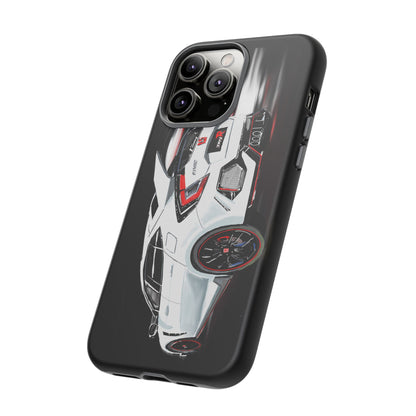 White Type-r civic Case iPhone 18 17 16 15 14 13 12 Pro Samsung Galaxy Pixel