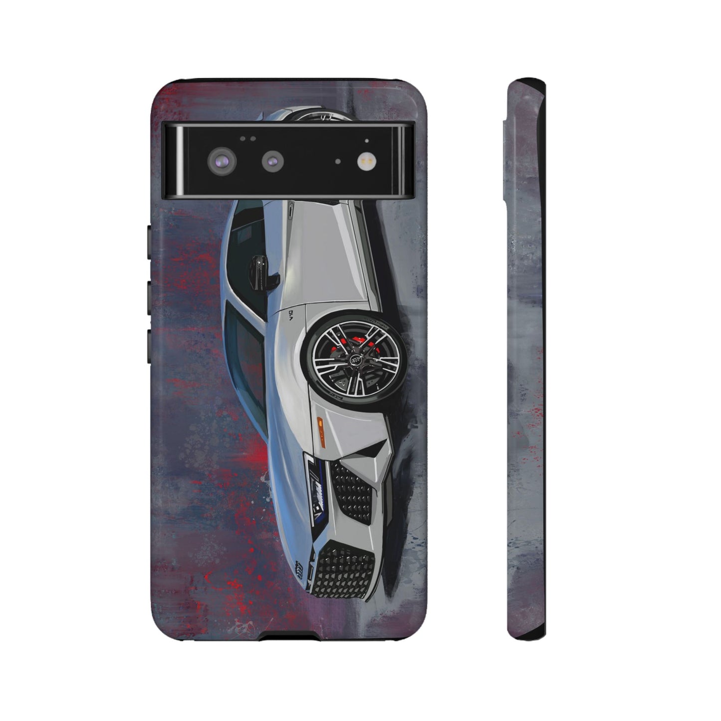 Audi R8 Case iPhone 16 15 14 13 12 11 Pro max Samsung Galaxy Pixel Slim Tough