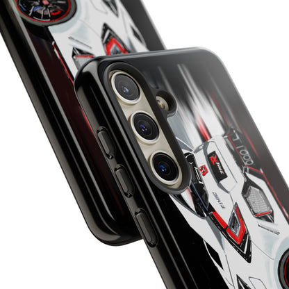 White Type-r civic Case iPhone 18 17 16 15 14 13 12 Pro Samsung Galaxy Pixel