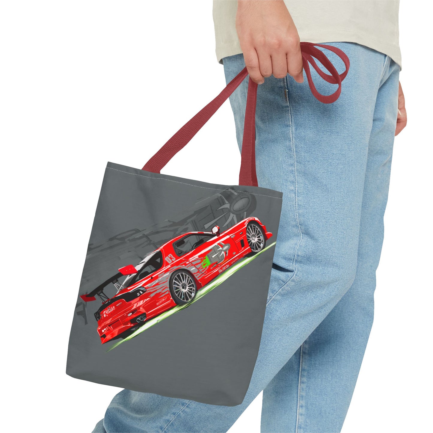 Fast and Furious Dom's RX7  Library Carry Tote Bag (AOP)