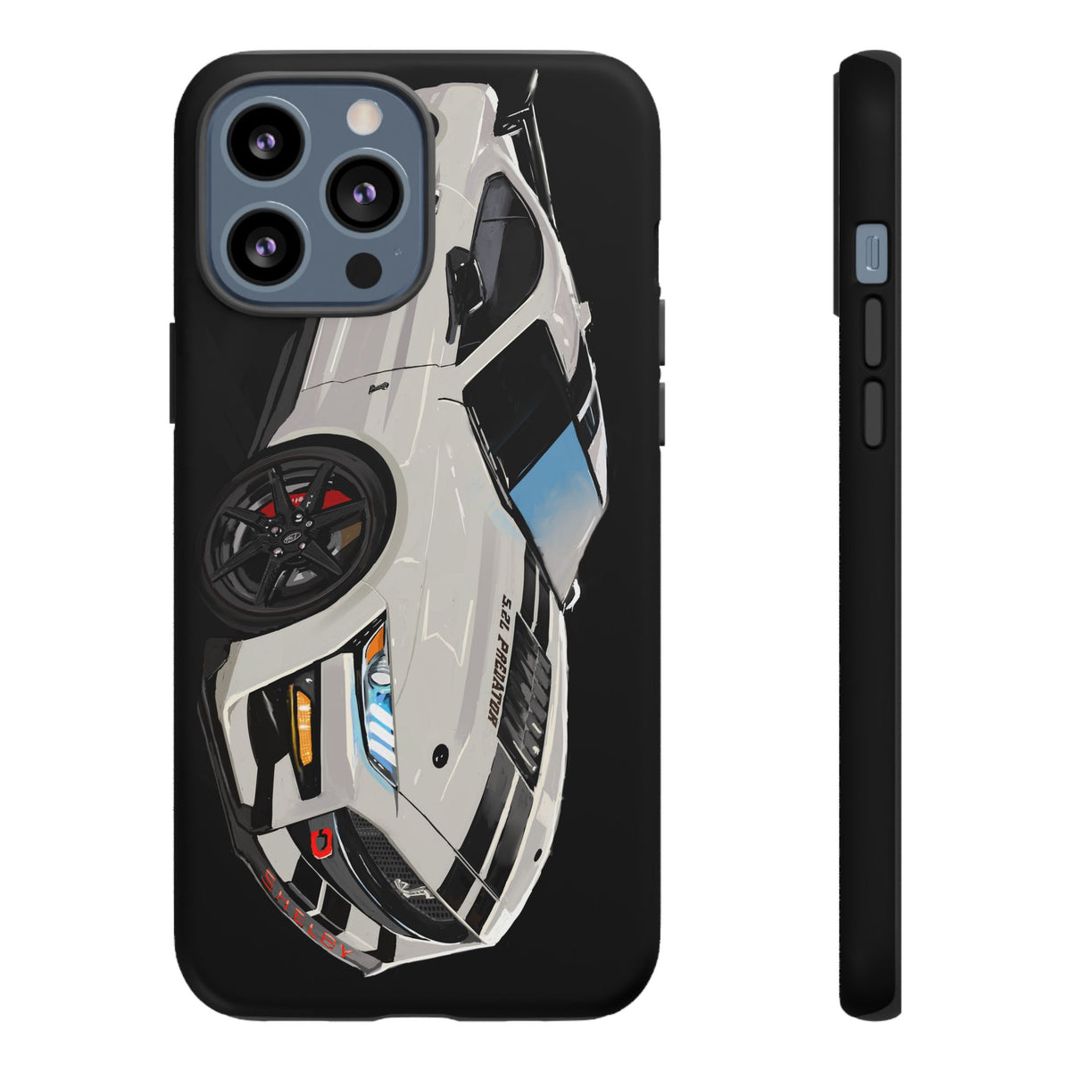 White gt500 car iPhone 17 16 15 14 13 12 Pro Samsung galaxy pixel