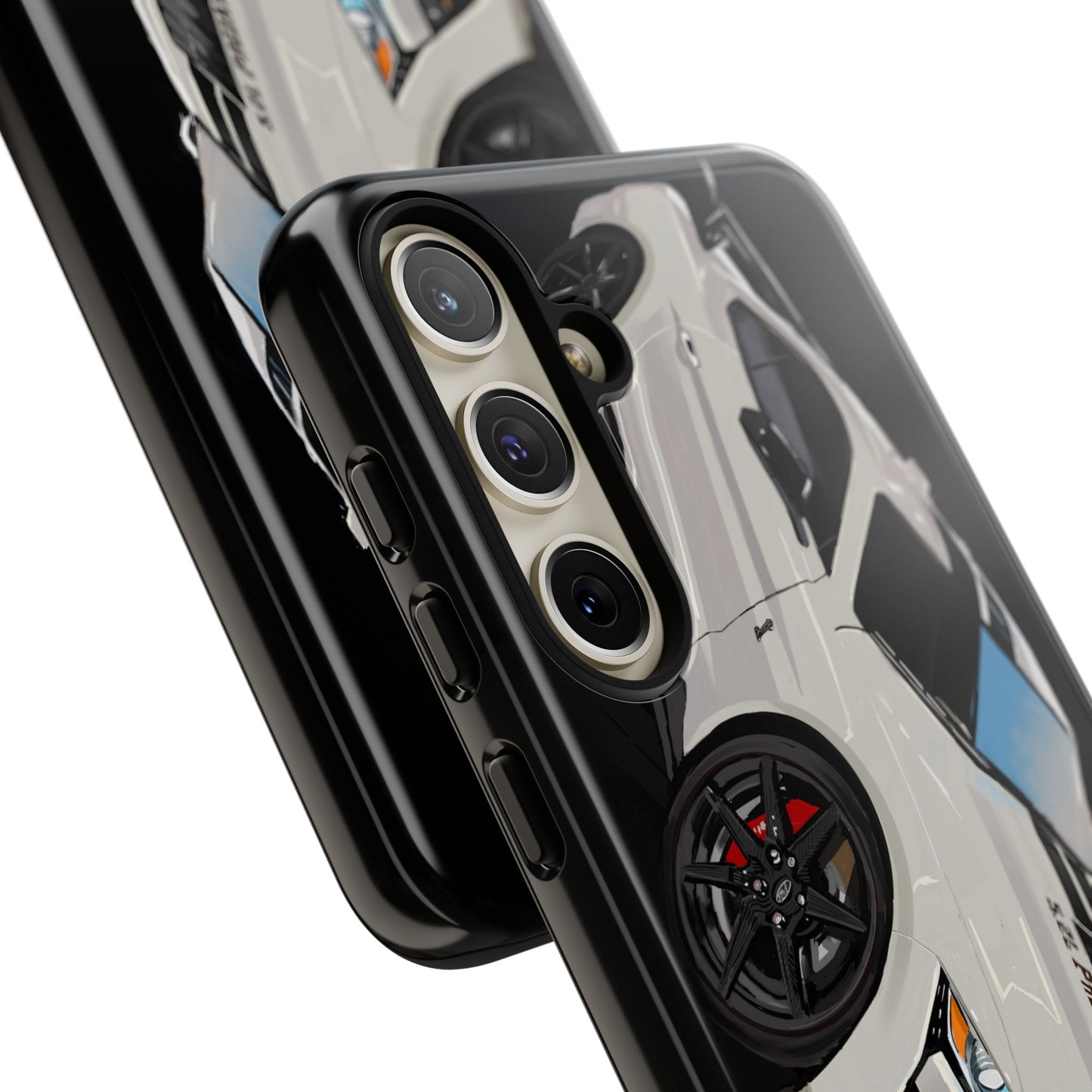 White gt500 car iPhone 17 16 15 14 13 12 Pro Samsung galaxy pixel