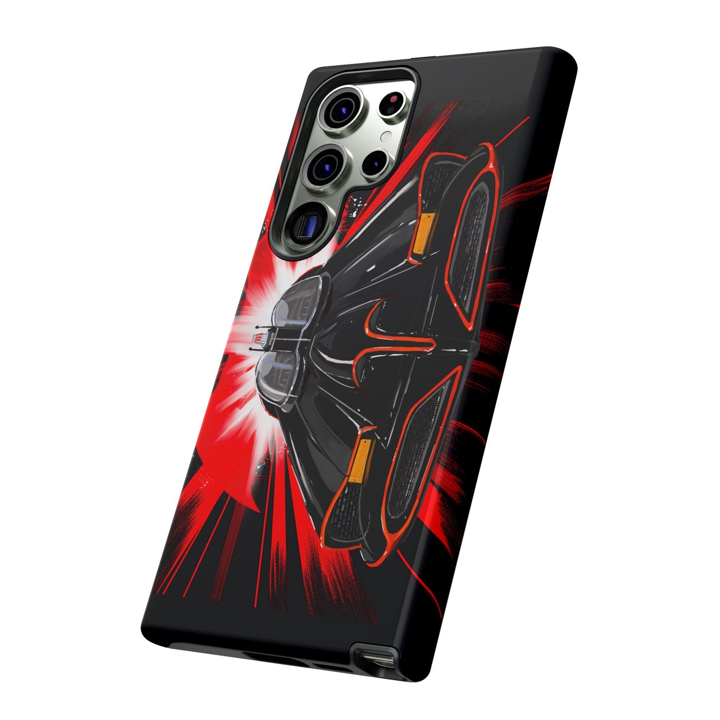 Classic Batmobile Batman fan Phone Case Samsung iPhone 16,15,14,13 Galaxy, pixel