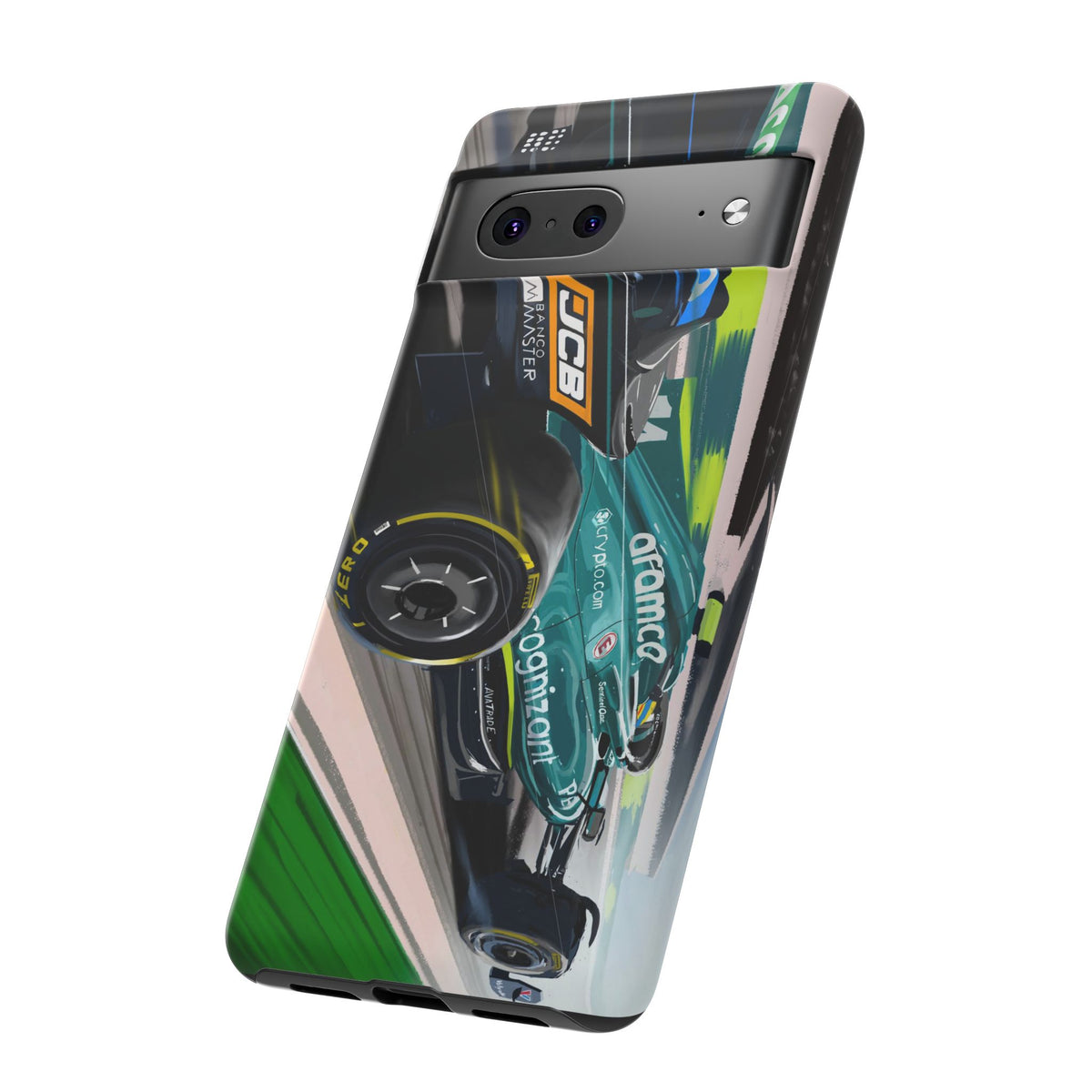 Fernando Alonso F1 Case iPhone 17 16 15 14 13 12 Samsung Galaxy Pixel