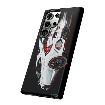 White Type-r civic Case iPhone 18 17 16 15 14 13 12 Pro Samsung Galaxy Pixel