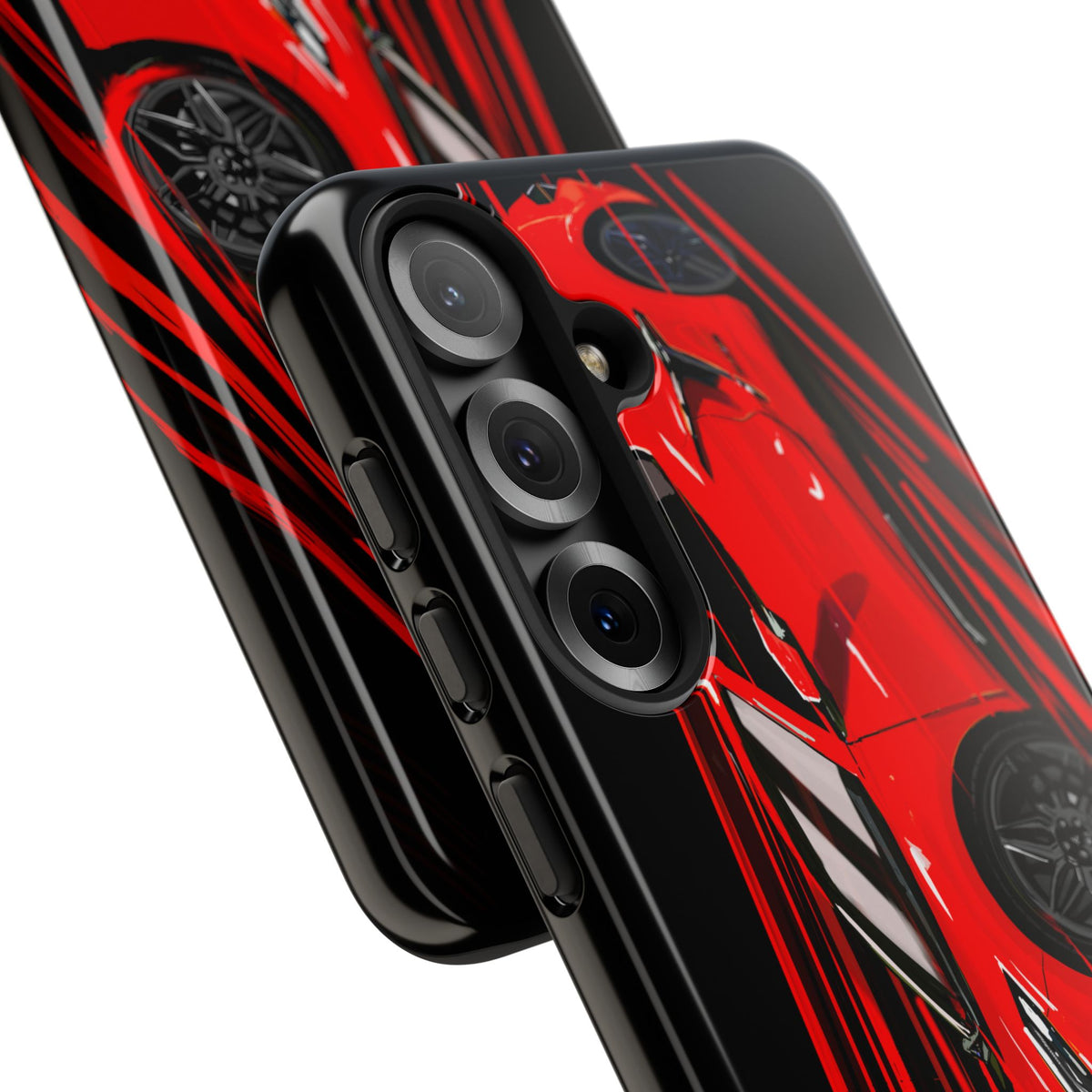 Red C8 corvette Z06 Case iPhone 18 17 16 15 14 13 12 11 Pro Samsung Galaxy Pixel