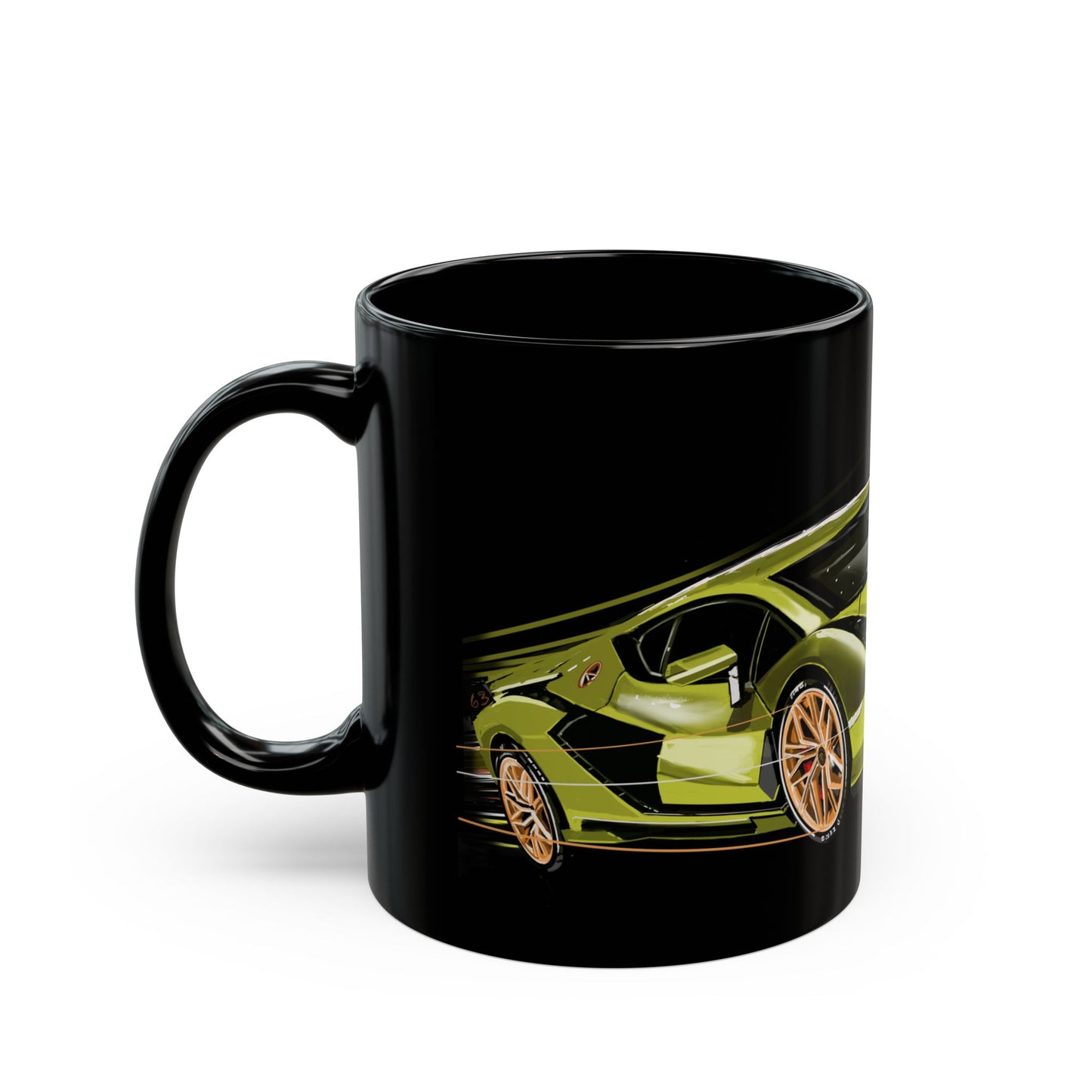 Lamborghini Sian Black coffee tea Mug (11oz, 15oz)
