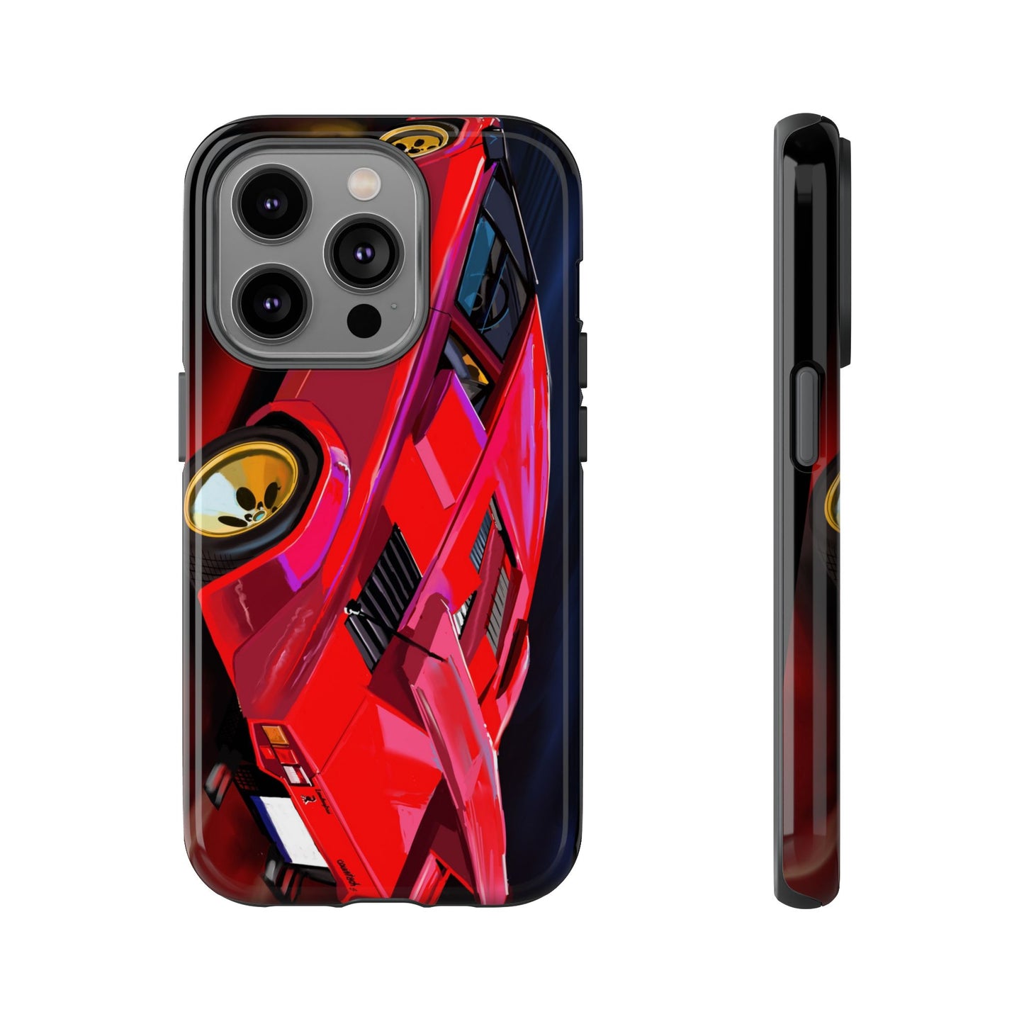 Lamborghini Countach iPhone 16 15 14 13 12 11 Pro max Samsung Galaxy Pixel Slim