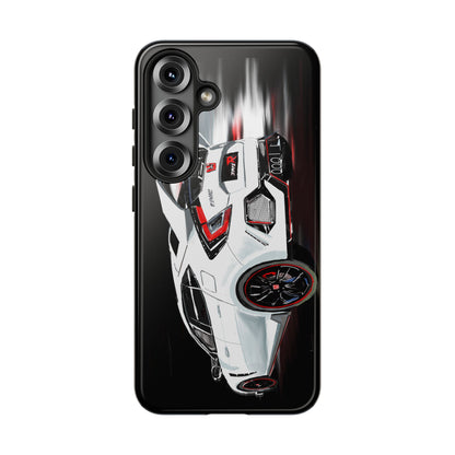 White Type-r civic Case iPhone 18 17 16 15 14 13 12 Pro Samsung Galaxy Pixel