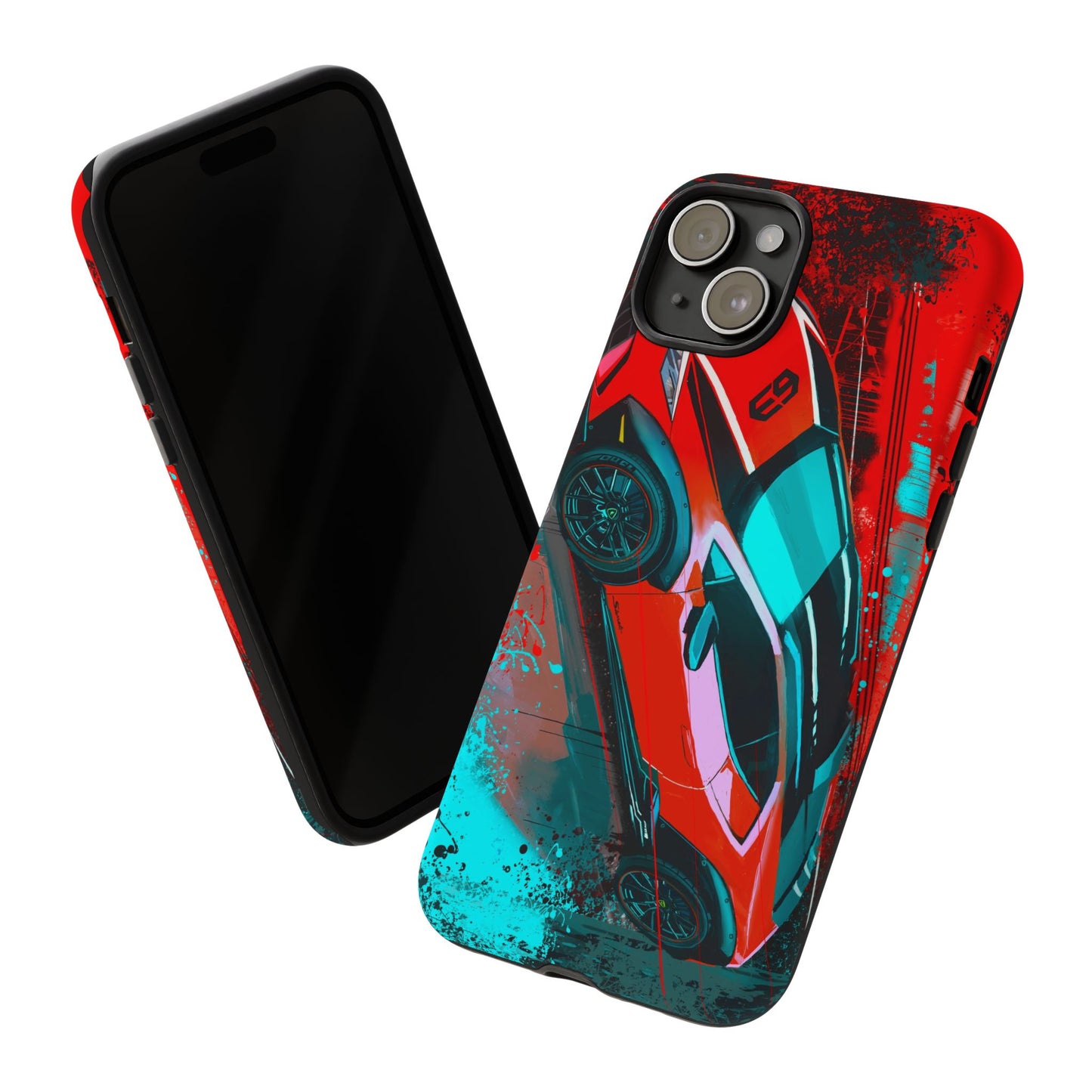 Red Lamborghini Sterrato Case iPhone 16 15 14 13 12 11 Pro Samsung Galaxy Pixel