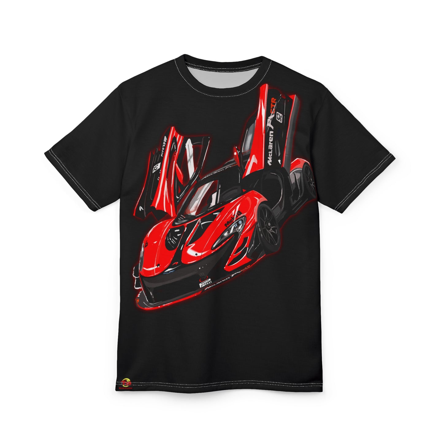 Mclaren p1 GTR Unisex Cut & Sew tshirt (AOP)