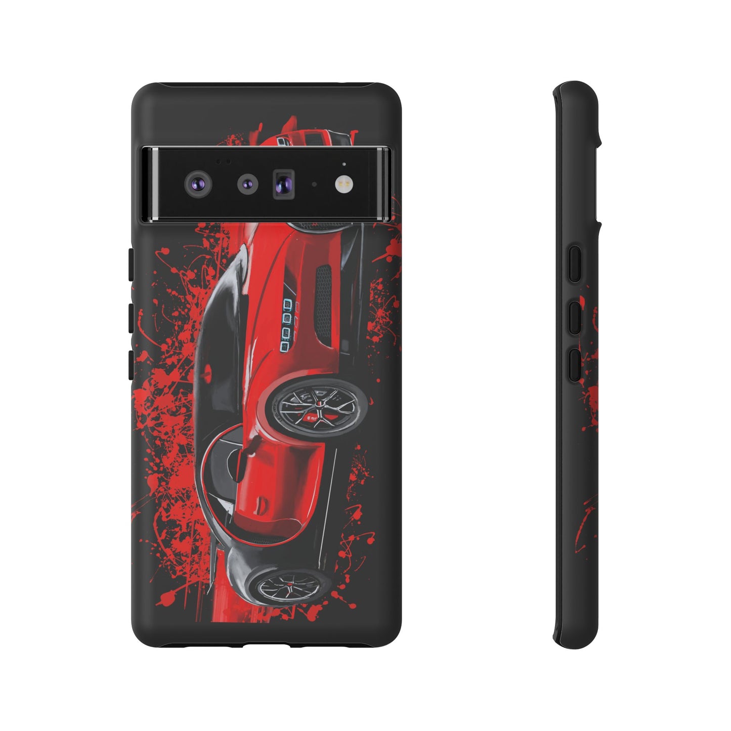 Red Bugatti Chiron Case iPhone 16 15 14 13 12 11 Pro max Samsung Galaxy Pixel