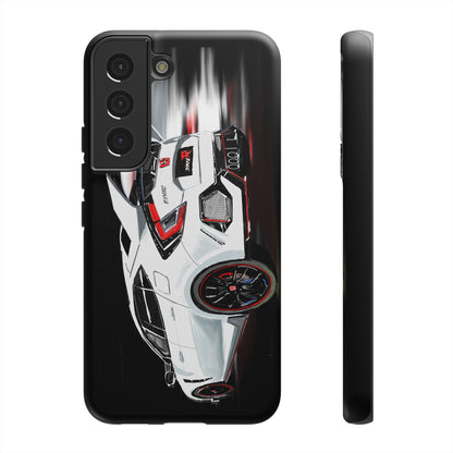 White Type-r civic Case iPhone 18 17 16 15 14 13 12 Pro Samsung Galaxy Pixel
