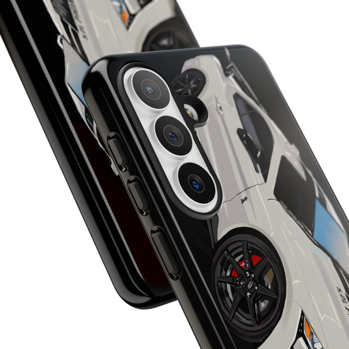 White gt500 car iPhone 17 16 15 14 13 12 Pro Samsung galaxy pixel