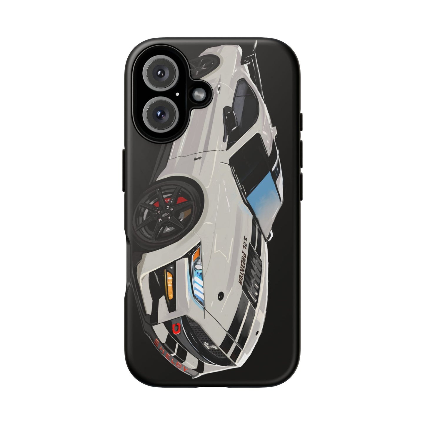White gt500 car iPhone 17 16 15 14 13 12 Pro Samsung galaxy pixel