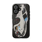 White gt500 car iPhone 17 16 15 14 13 12 Pro Samsung galaxy pixel