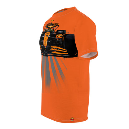 McLaren racing Lando Norris F1 car Unisex Cut & Sew Tshirt(AOP)