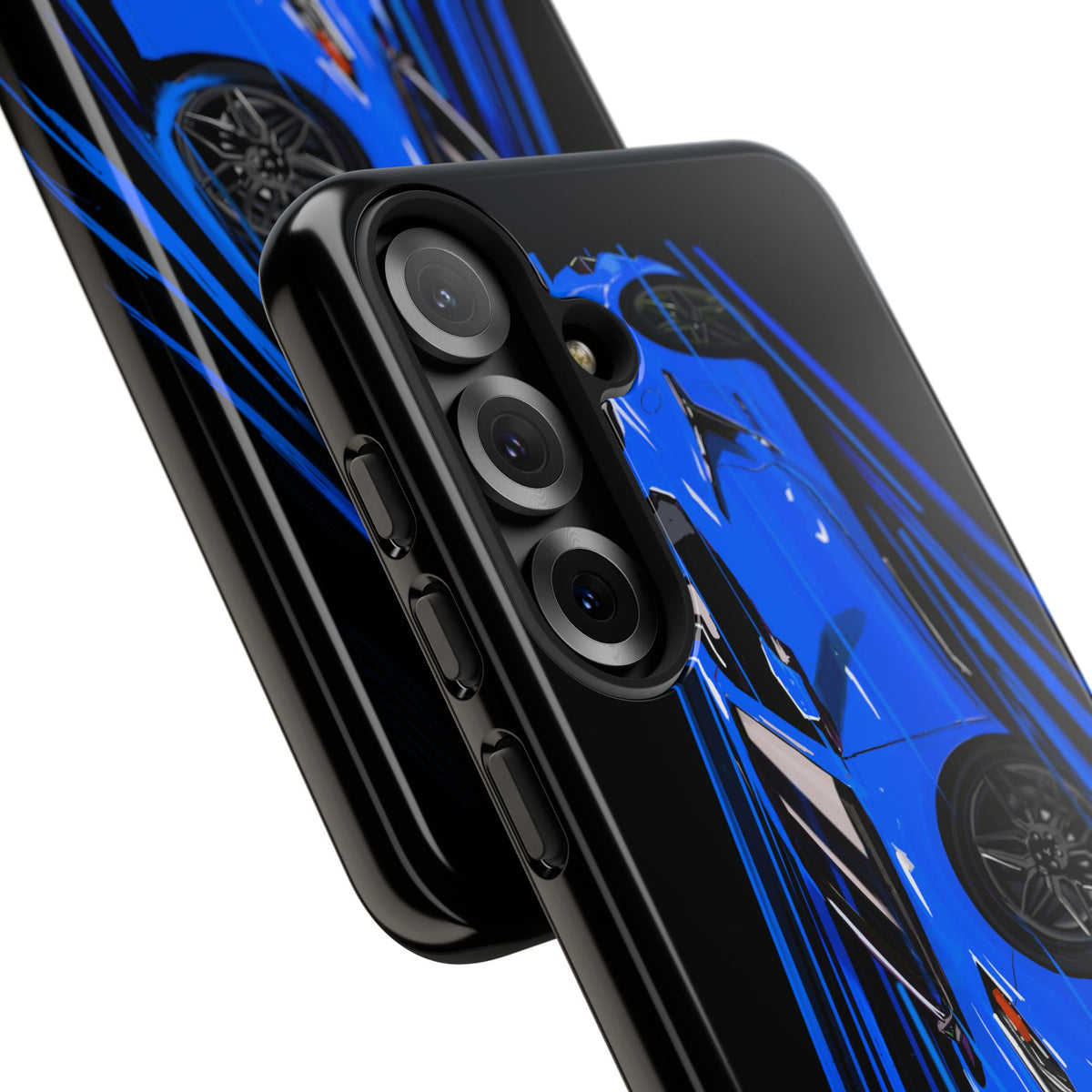Blue Corvette C8 z06 Design for iPhone 18 17 16 15 14 13 Pro Max