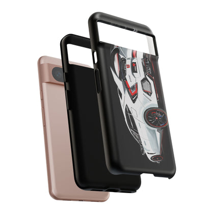 White Type-r civic Case iPhone 18 17 16 15 14 13 12 Pro Samsung Galaxy Pixel