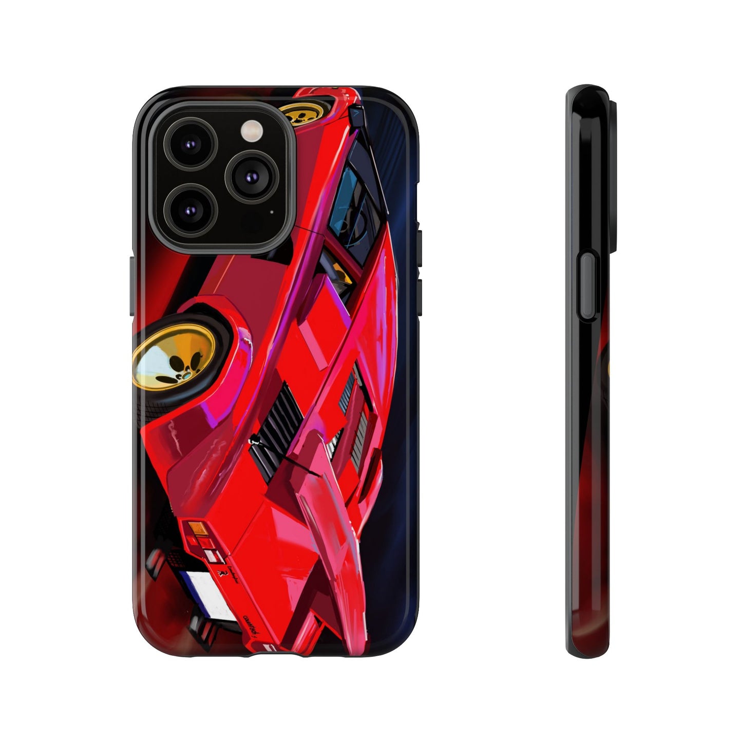 Lamborghini Countach iPhone 16 15 14 13 12 11 Pro max Samsung Galaxy Pixel Slim