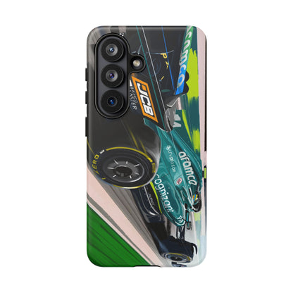 Fernando Alonso F1 Case iPhone 17 16 15 14 13 12 Samsung Galaxy Pixel
