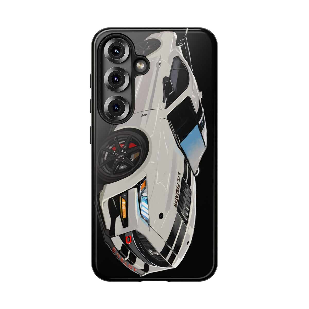 White gt500 car iPhone 17 16 15 14 13 12 Pro Samsung galaxy pixel