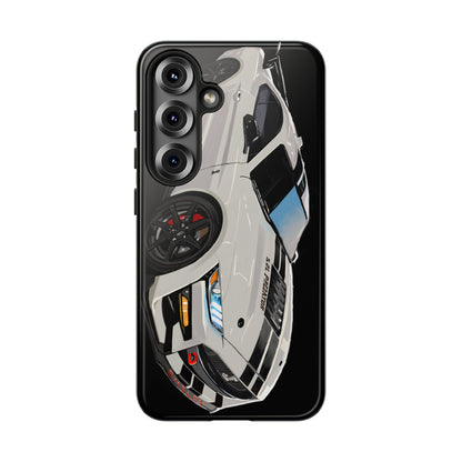 White gt500 car iPhone 17 16 15 14 13 12 Pro Samsung galaxy pixel