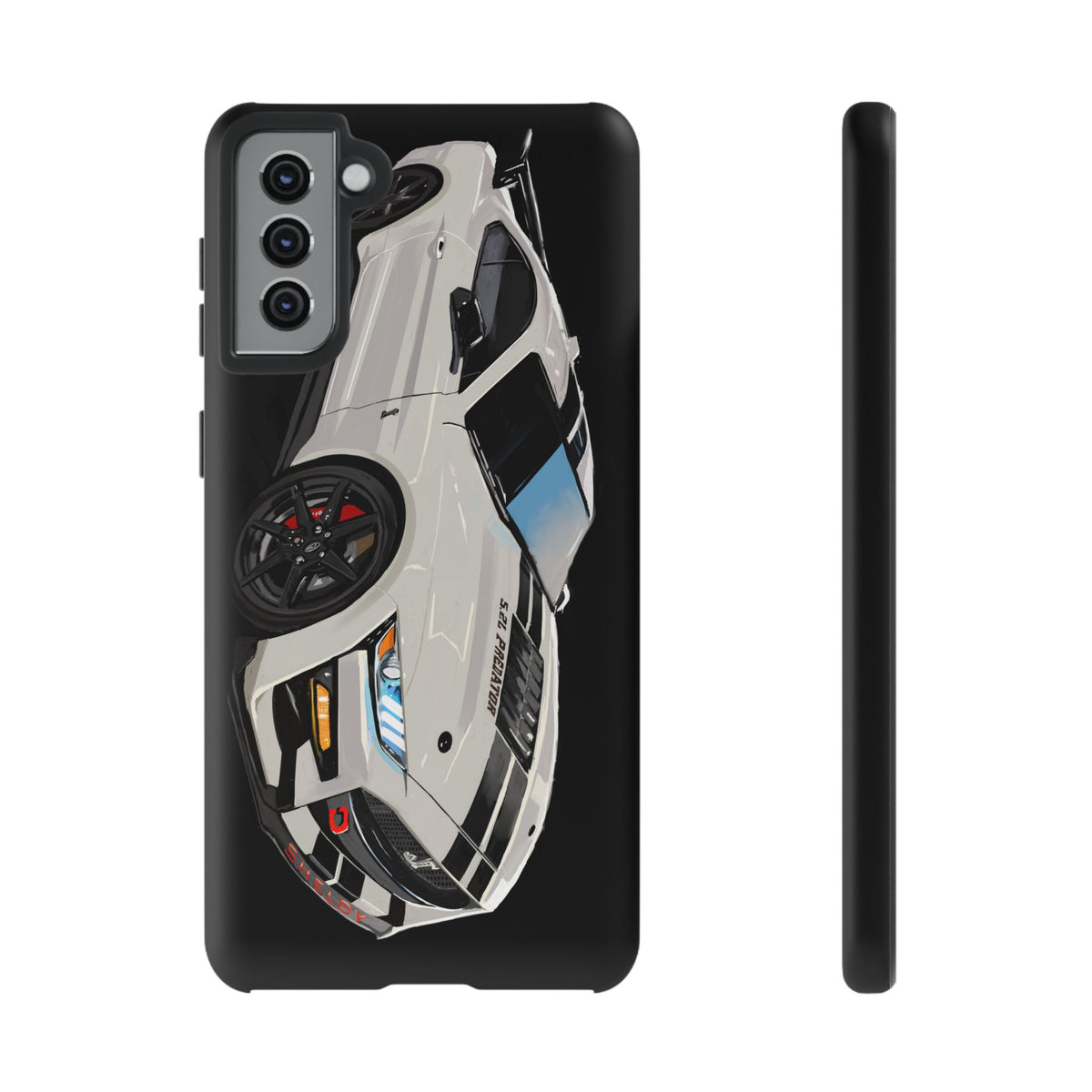 White gt500 car iPhone 17 16 15 14 13 12 Pro Samsung galaxy pixel