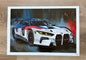 BMW m6 race car Giclee print
