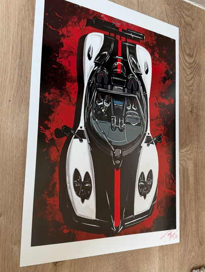 Pagani Zonda Giclee prints