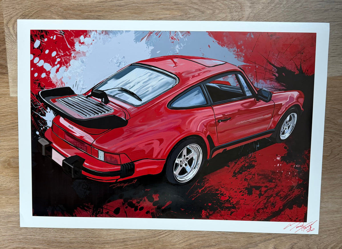 930 Turbo Porsche giclee print