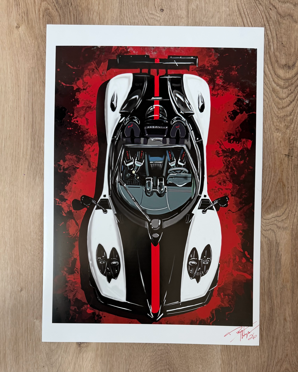 Pagani Zonda Giclee prints