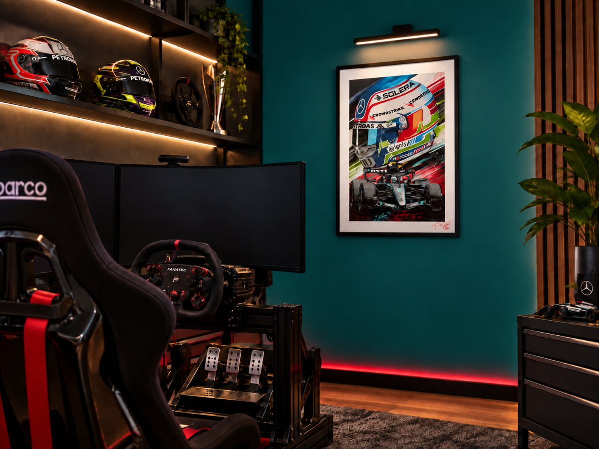 Kimi Antonelli F1 signed giclee print artwork
