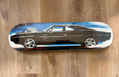 Dom's Charger Skateboard 8.25"  decorative wall display Deck