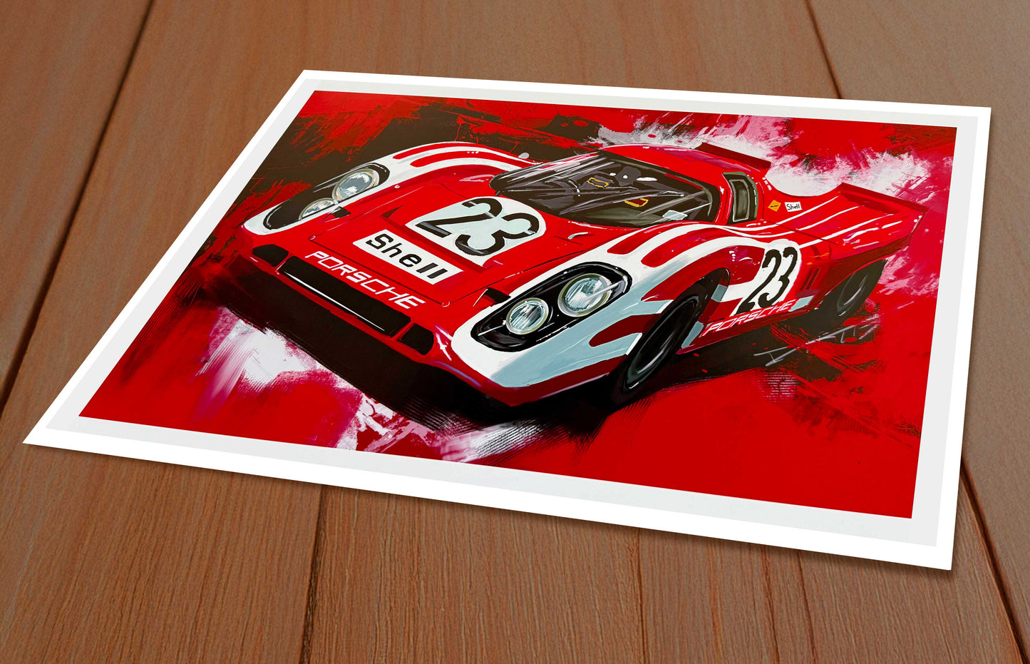Shell Porsche 917k Le Mans Race Car.